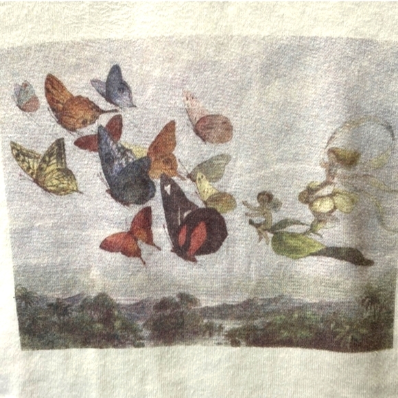 BRANDY MELVILLE BUTTERFLY Crop Top - Picture 3 of 4